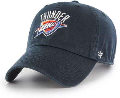 '47 Men's Oklahoma City Thunder Navy Clean Up Adjustable Hat