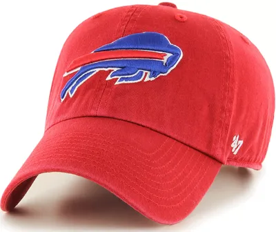 '47 Men's Buffalo Bills Clean Up Red Adjustable Hat
