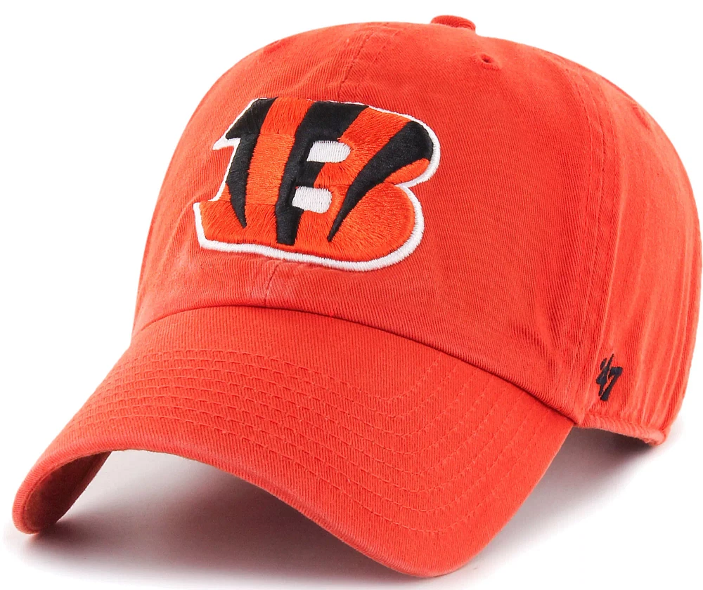 '47 Men's Cincinnati Bengals Clean Up Orange Adjustable Hat