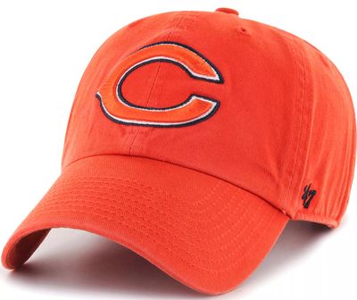 '47 Men's Chicago Bears Clean Up Orange Adjustable Hat