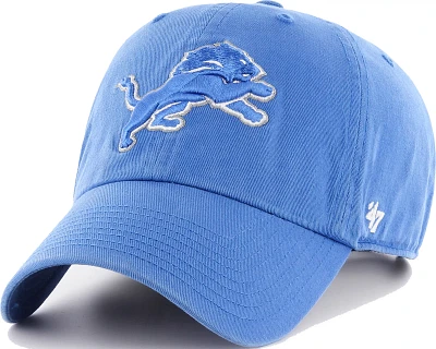 ‘47 Men's Detroit Lions Clean Up Adjustable Blue Hat