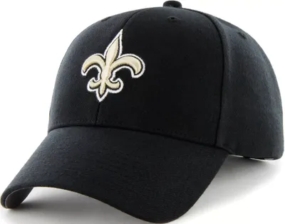 '47 Men's New Orleans Saints MVP Black Adjustable Hat