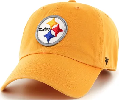 '47 Men's Pittsburgh Steelers Clean Up Gold Adjustable Hat