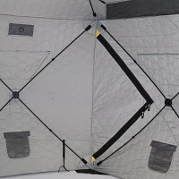 Clam Outdoor Jason Mitchell X-5000 Thermal Ice Fishing Hub Shelter