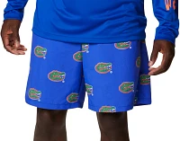 Columbia Men's Florida Gators Blue Backcast II Printed Performance Shorts