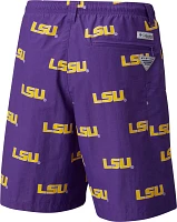 Columbia Men's LSU Tigers Purple Backcast II Printed Performance Shorts