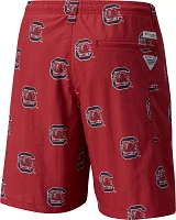 Columbia Men's South Carolina Gamecocks Garnet Backcast II Printed Performance Shorts