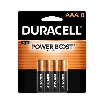 Duracell Coppertop AAA Alkaline Batteries – 8 Pack