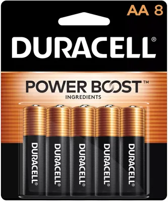 Duracell Coppertop AA Alkaline Batteries – Pack