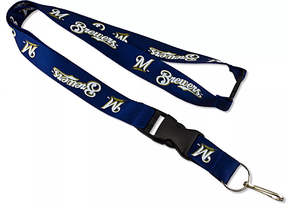 Dick's Sporting Goods Milwaukee Brewers Navy Lanyard