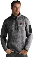 Antigua Men's Miami Heat Fortune Black Half-Zip Pullover