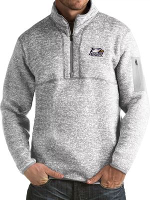 Antigua Men's Georgia Southern Eagles Grey Fortune Pullover Jacket