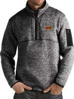 Antigua Men's Oklahoma State Cowboys Black Fortune Pullover Jacket