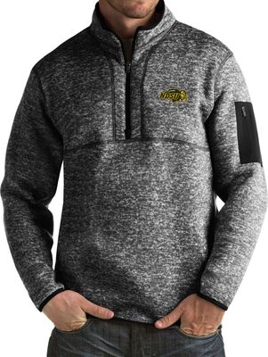 Antigua Men's North Dakota State Bison Black Fortune Pullover Jacket