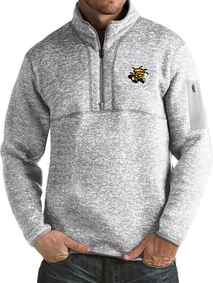 Antigua Men's Wichita State Shockers Grey Fortune Pullover Jacket