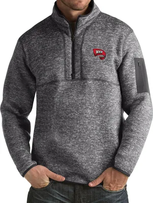 Antigua Men's Western Kentucky  Hilltoppers Grey Fortune Pullover Jacket