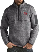 Antigua Men's Western Kentucky  Hilltoppers Grey Fortune Pullover Jacket