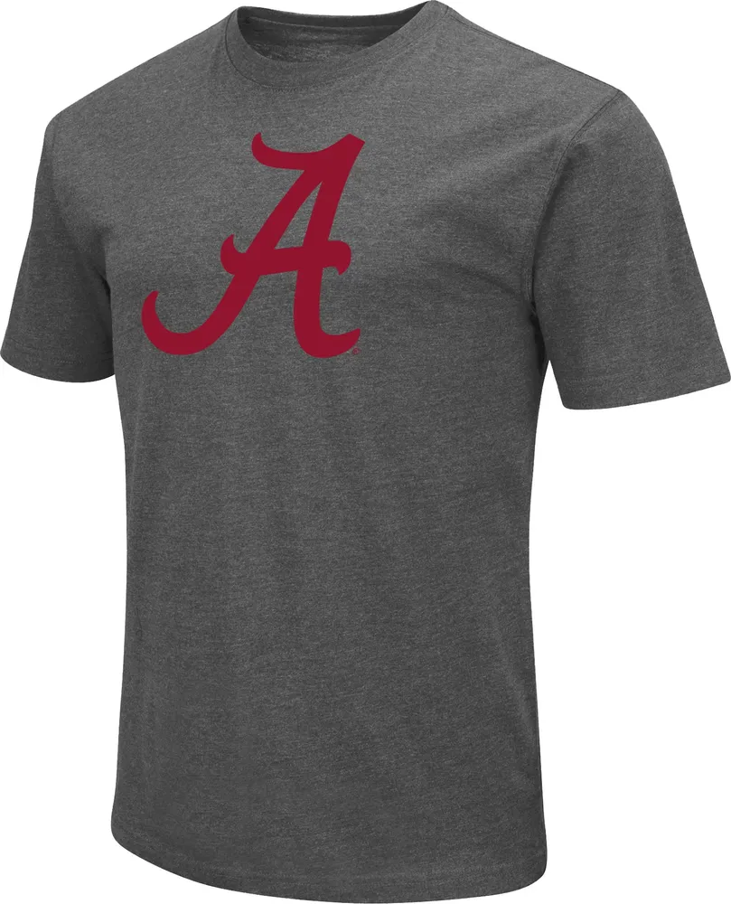 Colosseum Men's Alabama Crimson Tide Grey Dual Blend T-Shirt