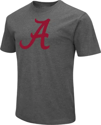 Colosseum Men's Alabama Crimson Tide Grey Dual Blend T-Shirt