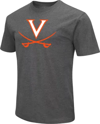 Colosseum Men's Virginia Cavaliers Grey Dual Blend T-Shirt