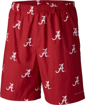 Columbia Men's Alabama Crimson Tide Backcast II Printed Performance Shorts