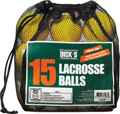 DICK'S Sporting Goods -Pack Lacrosse Balls