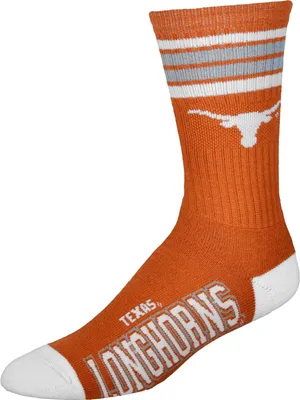 Texas Longhorns 4-Stripe Deuce Crew Socks