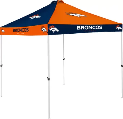 Logo Brands Denver Broncos Checkerboard Tent