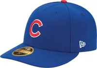 New Era Men's Chicago Cubs 59Fifty Game Royal Low Crown Authentic Hat