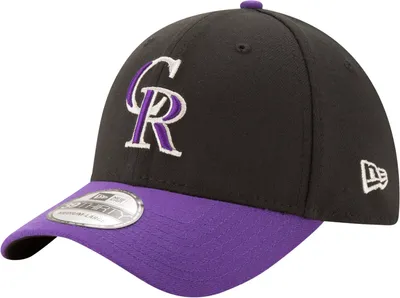 New Era Men's Colorado Rockies 39Thirty Classic Black Stretch Fit Hat