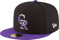 New Era Men's Colorado Rockies 59Fifty Alternate Purple Low Crown Authentic  Hat