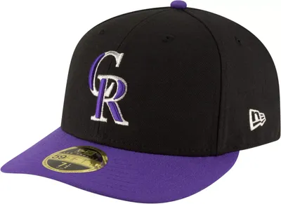 New Era Men's Colorado Rockies 59Fifty Alternate Black Low Crown Authentic Hat