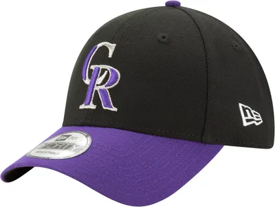 New Era Men's Colorado Rockies 9Forty Black Adjustable Hat