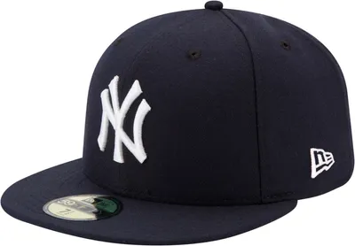 New Era Men's York Yankees 59Fifty Game Navy Authentic Hat