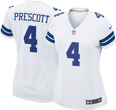 Nike Women's Dallas Cowboys Dak Prescott #4 White Limited Jersey