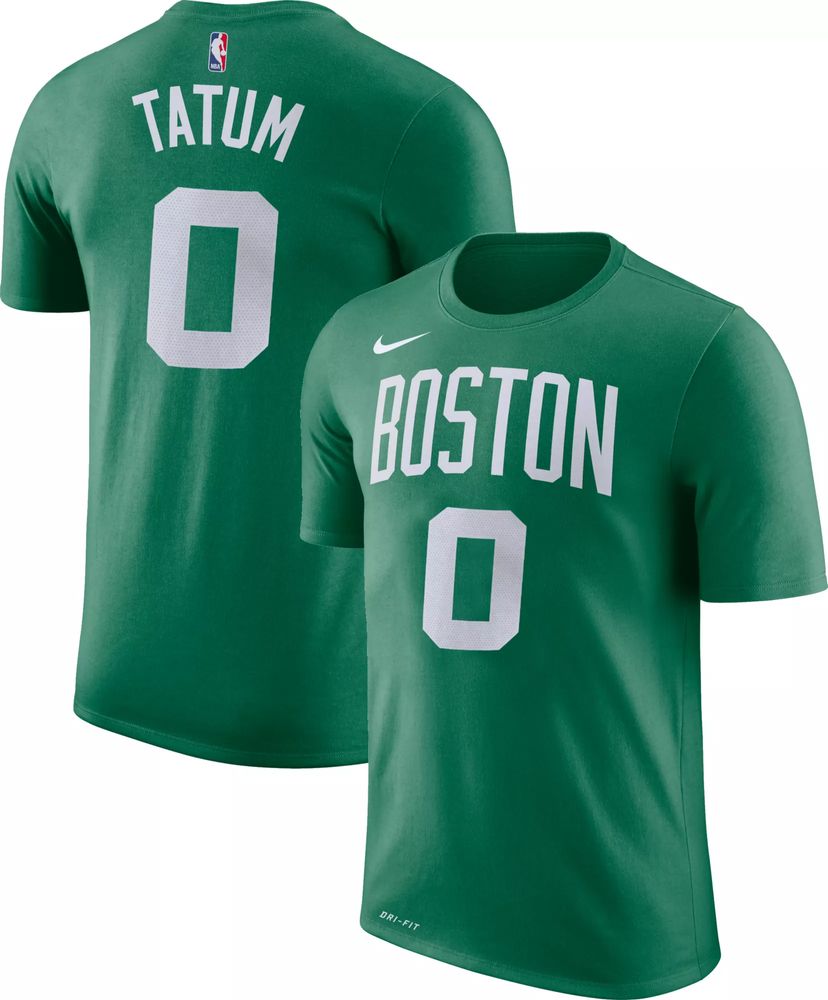 Dick's Sporting Goods Nike Youth Boston Celtics Jayson Tatum #0 Dri-FIT  Kelly Green T-Shirt