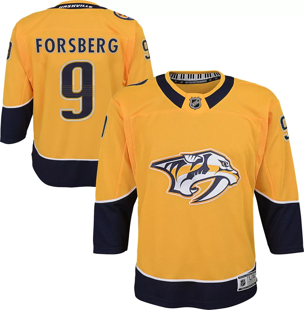 NHL Youth Nashville Predators Filip Forsberg #9 Premier Home Jersey