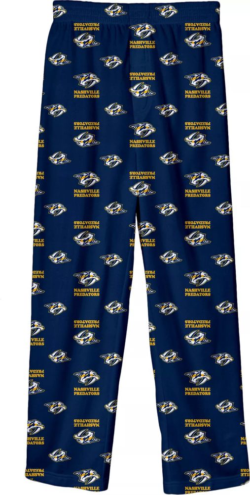 Dick's Sporting Goods NHL Youth Nashville Predators Team Logo Navy Sleep  Pants