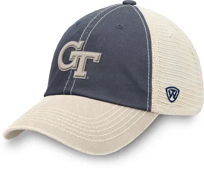 Top of the World Men's Georgia Tech Yellow Jackets Navy/Grey Off Road Adjustable Hat