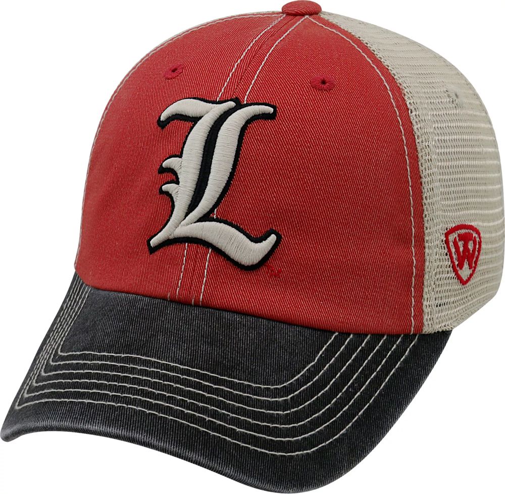 Dick's Sporting Goods Top of the World Men's Louisville Cardinals Cardinal  Red Phenom 1Fit Flex Hat