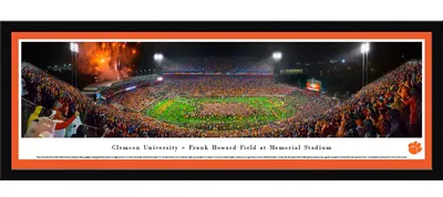 Blakeway Panoramas Clemson Tigers Framed Panorama Poster