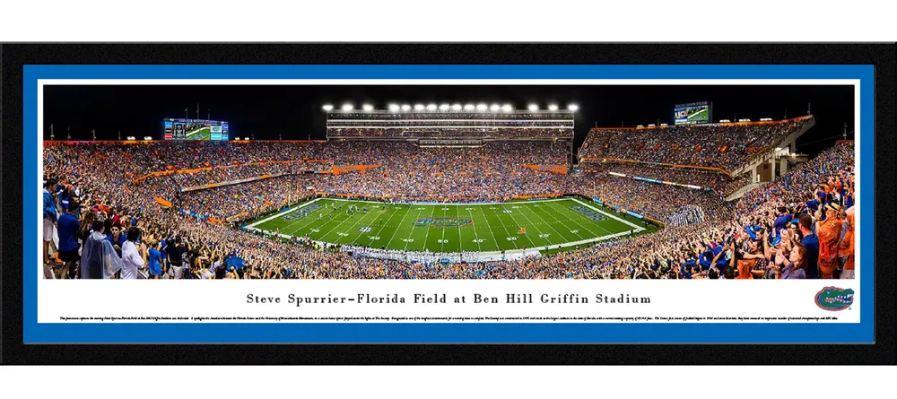 Blakeway Panoramas Florida Gators Framed Panorama Poster