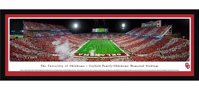 Blakeway Panoramas Oklahoma Sooners Framed Panorama Poster