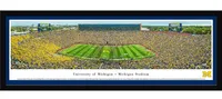 Blakeway Panoramas Michigan Wolverines Framed Panorama Poster