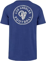 '47 Men's Los Angeles Rams Franklin Back Play Royal T-Shirt