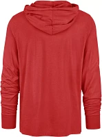 '47 Men's Kansas City Chiefs Field Franklin Red Long Sleeve Hooded T-Shirt