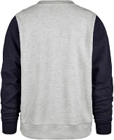 ‘47 Men's Michigan Wolverines Grey Fells Boulevard Crewneck Sweatshirt