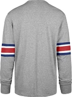 '47 Men's Buffalo Bills Cover 2 Grey Long Sleeve T-Shirt