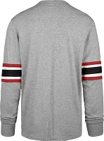 '47 Men's San Francisco 49ers Cover 2 Grey Long Sleeve T-Shirt