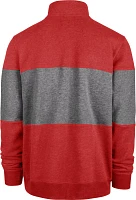 ‘47 Men's Georgia Bulldogs Red Wyatt 1/4 Snap Pullover